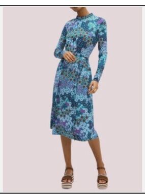kate spade pacific petals knit dress